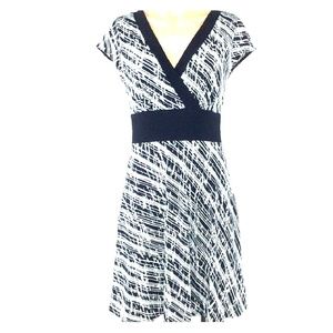 White House Black Market patterned dress